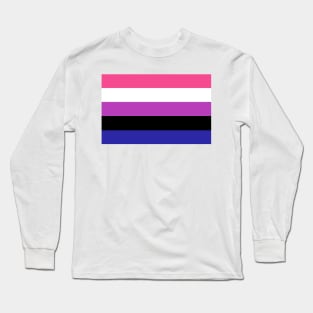 Genderfluid Pride Flag Long Sleeve T-Shirt